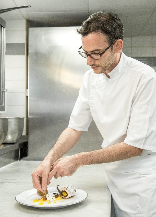 Cédric Desideri, pastry chef at Thermes Marins Monte-Carlo. Photo: Facebook ThermesMarinsMonteCarlo