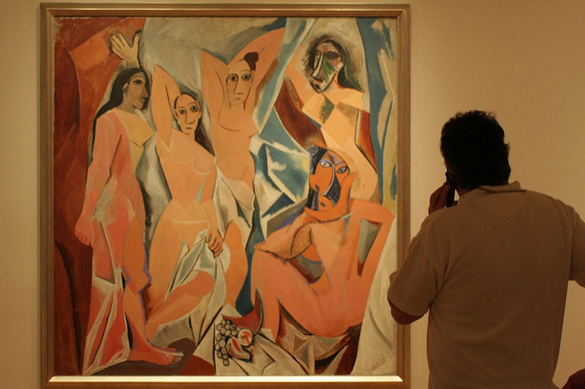 Picasso's Les Demoiselles d'Avignon. Photo: Pete