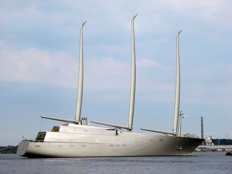 Sailing Yacht A. Photo: Feliz