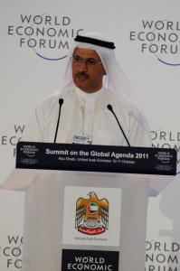 Sultan Bin Saeed AlMansoori at Summit on the Global Agenda 2011. Photo:World Economic Forum/Norbert Schiller