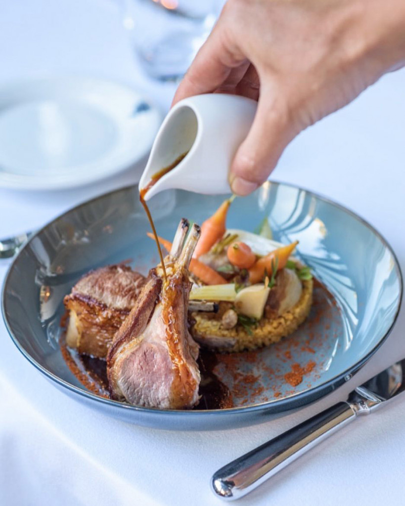 Rack of lamb from the Alps. Photo: Facebook Bagatelle Monte Carlo