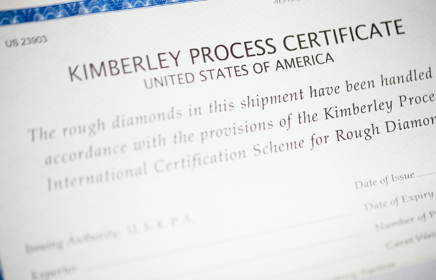 kimberley process certification scheme for rough diamonds Kimberly process requirements under ofac diamond sanctions.