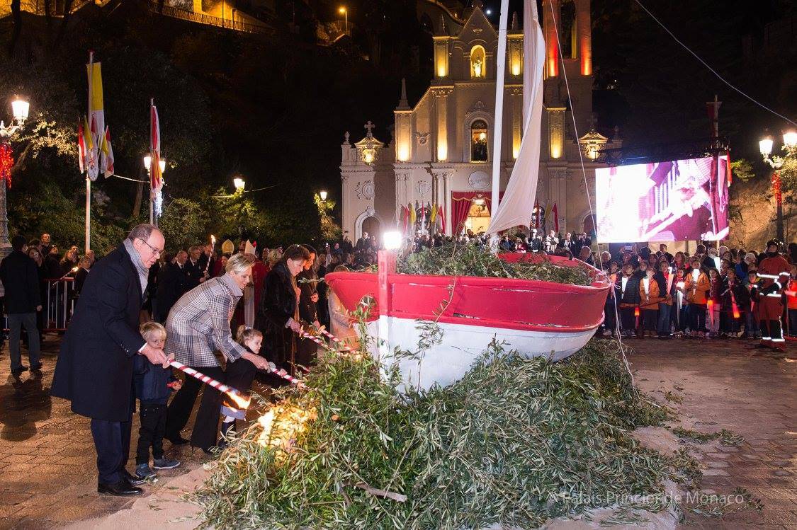 Saint Devote in pictures Monaco celebrates with Prince, Princess