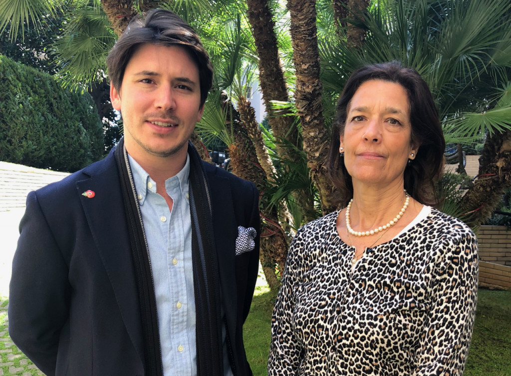 New BAM President John-Luigi Megginson with Vanessa Ilsley