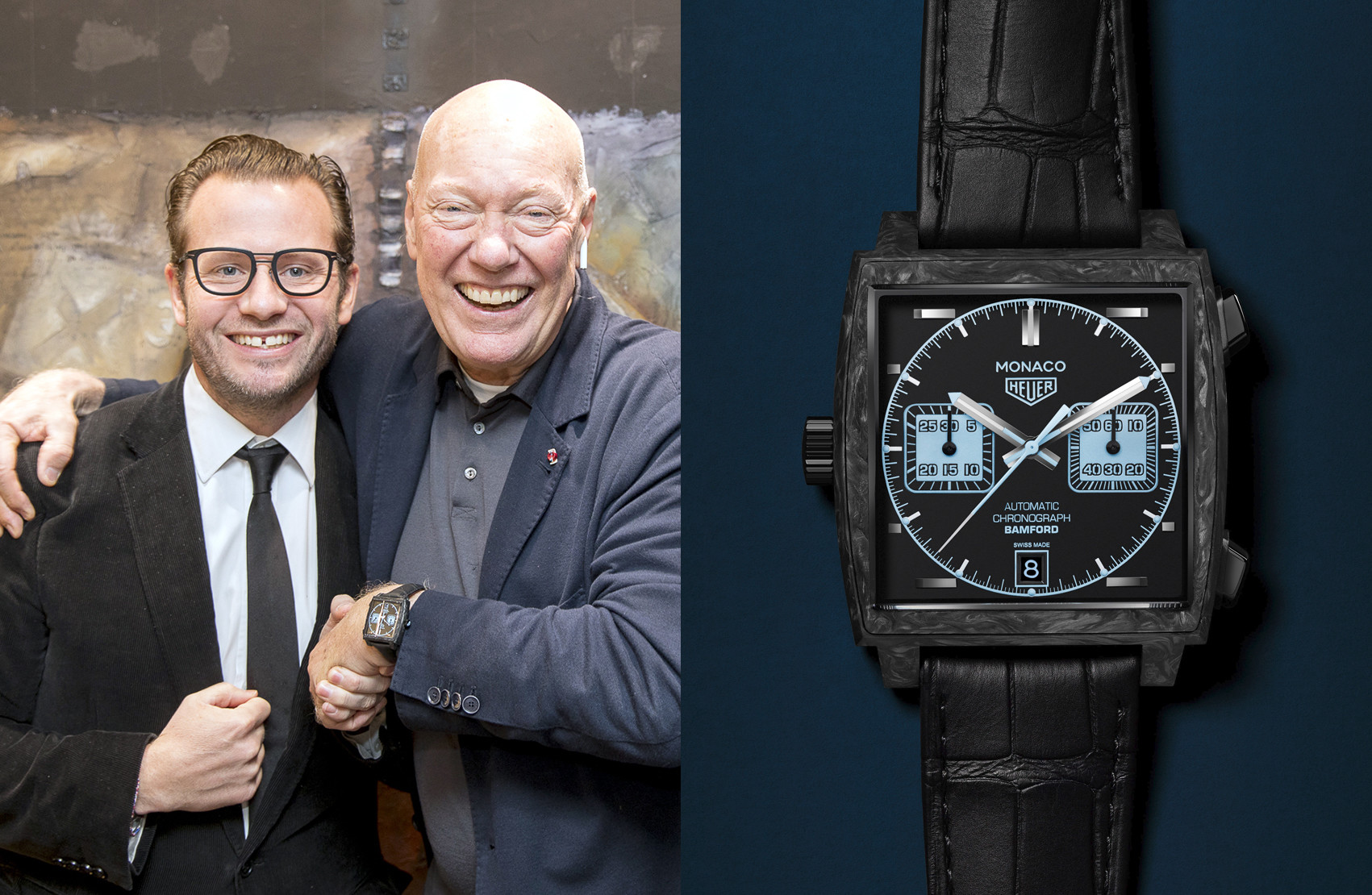 George Bamford and Jean-Claude Biver. Monaco Bamford