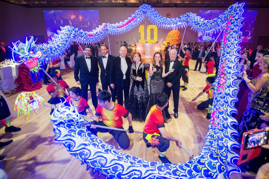 Monaco 10th Ball in Singapoore