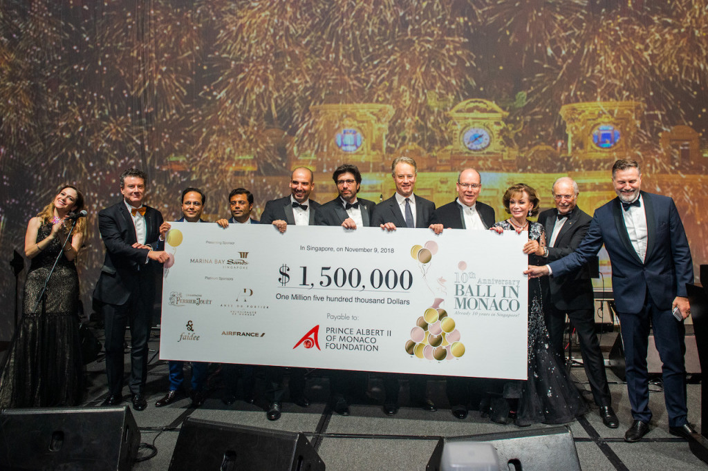 Monaco 10th Ball in Singapoore