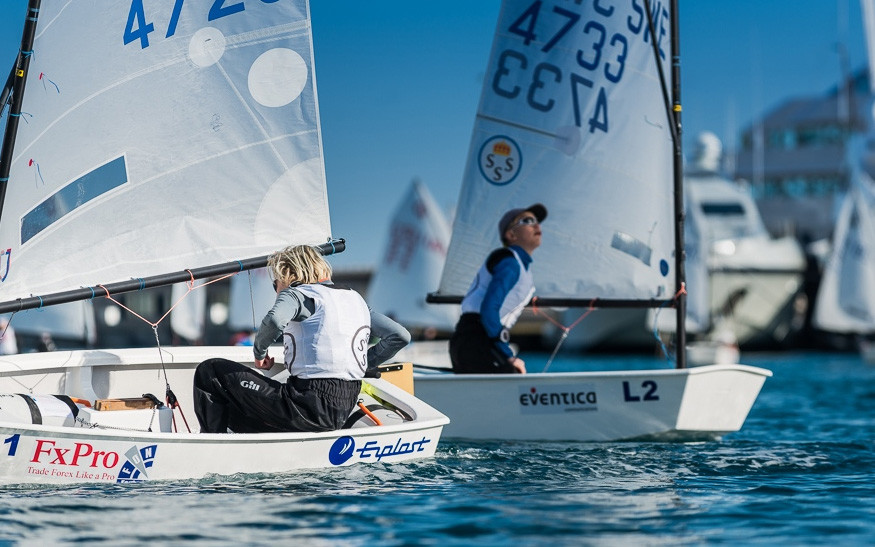 2018 Monaco Optimist race. Copyright Yacht Club de Monaco.