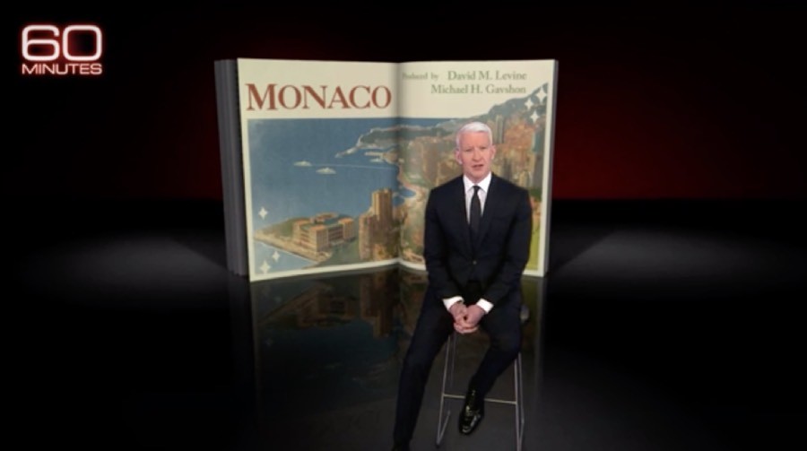 Anderson Cooper introducing his report